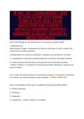 M-100 - CH 1 EXAM NEWEST 2026&NewLine;ACTUAL EXAM TEST BANK&vert;&NewLine;COMPLETE 80 REAL EXAM&NewLine;QUESTIONS AND CORRECT&NewLine;DETAILED ANSWERS &lpar;VERIFIED&NewLine;ANSWERS&rpar; ALREADY GRADED A&plus;&NewLine;&lpar;MOST RECENT&excl;&excl;&rpar;