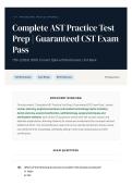 Complete AST Practice Test Prep   Guaranteed CST Exam Pass 170&plus; &lpar;2026&rpar; 100&percnt; Correct Q&A with Rationales   Full Bank