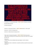 M-100 THE ESSENTIALS OF&NewLine;COMMUNITY ASSOCIATION&NewLine;MANAGEMENT EXAM NEWEST 2026&NewLine;ACTUAL EXAM TEST BANK&vert;&NewLine;COMPLETE 70 REAL EXAM&NewLine;QUESTIONS AND CORRECT&NewLine;DETAILED ANSWERS &lpar;VERIFIED&NewLine;ANSWERS&rpar; ALREADY GRADED A&plus;&NewLine;&lpar;MOST RECENT&excl;&excl;&rpar;