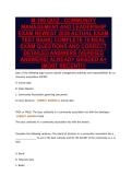 M-100 QUIZ - COMMUNITY&NewLine;MANAGEMENT AND LEADERSHIP&NewLine;EXAM NEWEST 2026 ACTUAL EXAM&NewLine;TEST BANK&vert; COMPLETE 70 REAL&NewLine;EXAM QUESTIONS AND CORRECT&NewLine;DETAILED ANSWERS &lpar;VERIFIED&NewLine;ANSWERS&rpar; ALREADY GRADED A&plus;&NewLine;&lpar;MOST RECENT&excl;&excl;&rpar;