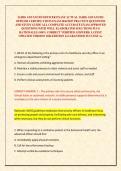 IAHSS ADVANCED OFFICER EXAM&sol; ACTUAL IAHSS ADVANCED &NewLine;OFFICER CERTIFICATION EXAM 2026&sol;2027 PRACTICE QUESTIONS &NewLine;AND STUDY GUIDE ALL COMPLETE ACCURATE EXAM APPROVED &NewLine;QUESTIONS WITH WELL ELABORATED SOLUTIONS PLUS &NewLine;RATIONALES &lpar;100&percnt; CORRECT VERIFIED ANSWERS&rpar;