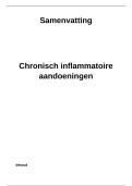 Samenvatting Chronisch inflammatoire aandoeningen &vert; FA-BA303 &vert; UU &vert; 2025&sol;26