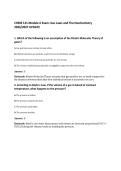CHEM 121 Bundled Exams Modules 1-6 2026&sol;2027 UPDATE &vert;Portage Learning 
