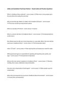 Safety and Sanitation Final Exam Review &ndash; Study Guide and Practice Questions