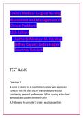 Lewis's Medical-Surgical Nursing 13th Edition  Test Bank &vert; 2026&ndash;2027 NGN NCLEX-RN Practice Questions with Detailed Rationales