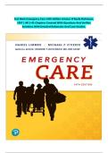 Test Bank Emergency Care 14th Edition Limmer O&rsquo;Keefe Dickinson&comma; EMT &vert; All 1-41 Chapters Covered With Questions And Verifies Solutions With Detailed Rationales And Case Studies&period;