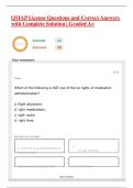 Colorado QMAP Certification Exam Bundle Questions and Correct Answers with Complete Solution &vert; Graded A&plus;
