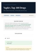 Naplex Top 300 Drugs 300&plus; &lpar;2026 27&rpar; Exam Prep   Verified Q&A with Rationales