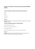 Chemistry 121&colon; Solutions&comma; Concentration&comma; Acids&comma; and Bases 2026&sol;2027&NewLine;UPDATE