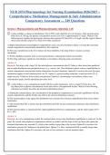 NUR 2474 Pharmacology for Nursing Exam package deal
