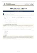 Pharmacology HESI 1 Complete Examination 2026&sol;2027 Comprehensive Test Bank with 400&plus; Verified Questions and Detailed Clinical Rationales Grade A&NewLine;&NewLine;