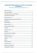 Regulering van Vorm en Functie van Dieren&sol;RVFD &vert; Embryologie &vert; Alle Hoorcolleges Uitgewerkt &vert; Deeltentamen 2 &vert;UvA &vert; 2025&sol;26