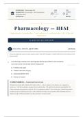 Pharmacology HESI Comprehensive Examination Set 2 2026&sol;2027 Complete Test Bank with NGN Style Case Studies and Verified Clinical Rationales Grade A&NewLine;&NewLine;
