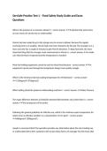 ServSafe Practice Test 1 &ndash; Food Safety Study Guide and Exam Questions