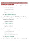 NR507 Advanced Pathophysiology Final Exam Review 2026 &vert; Practice Questions&comma; Explanations & Study Guide