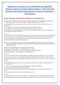 Minnesota Cosmetology Laws & Rules Exam 2026&sol;2027&colon; Board-Certified Study Set with 250 MN Statute & Admin Rule Questions for Licensure Preparation
