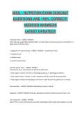 ISSA Exam Questions with 100&percnt; Correct Answers &vert; Latest Version &lpar;2026&sol;2027&rpar; &vert; Expert Verified
