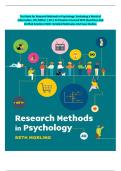 Test Bank for Research Methods in Psychology&colon; Evaluating a World of Information&comma; 4th Edition &vert; All 1-14 Chapters Covered With Questions And Verified Solutions With  Detailed Rationales And Case Studies&period;