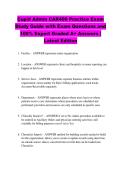 Cupid Admin CAR400 Practice Exam &NewLine;Study Guide with Exam Questions and &NewLine;100&percnt; Expert Graded A&plus; Answers &vert; &NewLine;Latest Edition 