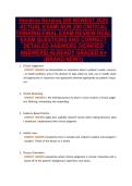 Hondros Nursing 200 NEWEST 2025&NewLine;ACTUAL EXAM&vert; NUR 200 CRITICAL&NewLine;THINKING FINAL EXAM REVIEW REAL&NewLine;EXAM QUESTIONS AND CORRECT&NewLine;DETAILED ANSWERS &lpar;VERIFIED&NewLine;ANSWERS&rpar; ALREADY GRADED A&plus;&NewLine;&lpar;BRAND NEW&excl;&excl;&rpar;