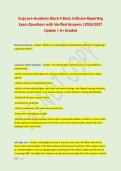 Sccja pre-Academy Block 4-Basic Collision Reporting &NewLine;Exam Questions with Verified Answers &vert;2026&sol;2027 &NewLine;Update &vert; A&plus; Graded