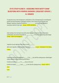 CP-FS STUDY GUIDE B - ASSESSING FOOD SAFETY EXAM &NewLine;QUESTIONS WITH VERIFIED ANSWERS &vert;2026&sol;2027 UPDATE &vert; &NewLine;A&plus; GRADED