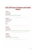 FLETC UPTP Exam 2 Questions with Verified Answers&period;