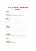 FLETC UPTP EXAM ACTUAL QUESTIONS WITH VERIFIED ANSWERS&period;
