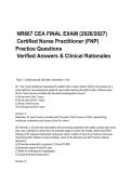 NR667 CEA FINAL EXAM &lpar;2026&lowbar;2027&rpar;&period;