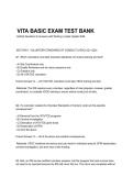 VITA BASIC EXAM TEST BANK&period;&NewLine;&NewLine;
