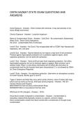 OSFM HAZMAT STATE EXAM QUESTIONS AND ANSWERS