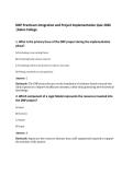 DNP Practicum Integration and Project Implementation Quiz 2026&NewLine;&vert;Galen College