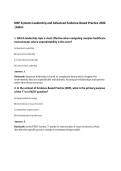 DNP Systems Leadership and Advanced Evidence-Based Practice 2026&NewLine;&vert;Galen