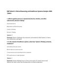 DNP Week 3&colon; Clinical Reasoning and Healthcare Systems Analysis 2026&NewLine;&vert;Galen