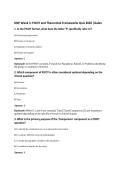 DNP Week 5&colon; PICOT and Theoretical Frameworks Quiz 2026 &vert;Galen