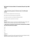 DNP Week 6&colon; Literature Matrix & Translational Research Quiz 2026&NewLine;&vert;Galen