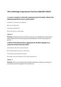 LPN to ADN Bridge Comprehensive Final Exam 2026&sol;2027 UPDATE