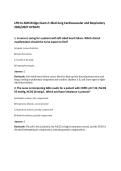 LPN to ADN Bridge Exam 2&colon; Med-Surg Cardiovascular and Respiratory&NewLine;2026&sol;2027 UPDATE