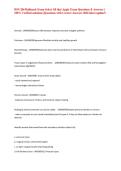 BSN 206 Hallmark Exam Select All that Apply Exam Questions & Answers &vert; 100&percnt; Verified solutions &vert;Questions with Correct Answers 2026 latest update&excl;&excl;&NewLine;