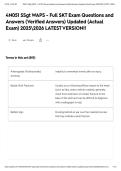 4N051 SSgt WAPS - Full SKT Exam Questions and Answers &lpar;Verified Answers&rpar; Updated &lpar;Actual Exam&rpar; 20252026 LATEST VERSION&excl;&excl;&NewLine;&NewLine;