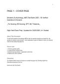 A&P 1 Test Bank Bundle Chapter wise&vert;anatomy and physiology&vert;MCQs &plus;  Q&A &vert; 2025-26 Edition &vert; Verified Answers