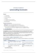 Samenvatting Grammaire &vert; Le fran&ccedil;ais du marketing II &vert; Hogeschool Gent
