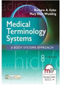 Medical Terminology Systems 8th Edition Gylys Test Bank &lpar;Complete Chapters 1-15&rpar;&NewLine;&NewLine;