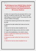 RN HESI Maternity Exam 2026&sol;2027 Edition &vert;&vert;Verified &NewLine;Exam&excl;&excl;&excl;&vert;&vert; Elsevier Evolve & AWHONN Standards &NewLine;Alignment &vert;&vert; Questions with Detailed Rationales for &NewLine;RN Licensure Readiness