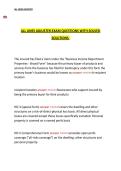 All Lines Adjuster Exam Questions with Solved Solutions &ndash; Comprehensive Practice Questions and Answer Explanations