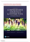 Solution Manual &ndash; Assurance Practice Set for Comprehensive Assurance & Systems Tool &lpar;4th Edition&rpar;Laura R&period; Ingraham &vert; A&plus; Rated Study Resource &vert; Full Practice Set Coverage