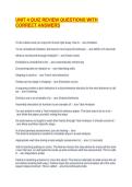 UNIT 4 QUIZ REVIEW QUESTIONS WITH CORRECT ANSWERS