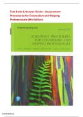 Test Bank &ndash; Assessment Procedures for Counselors and Helping Professionals &lpar;9th Edition&rpar;Carl J&period; Sheperis &vert; A&plus; Rated Study Resource &vert; Full Chapter Coverage