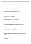 NIMS PRACTICE EXAM QUESTIONS AND CORRECT VERIFIED ANSWERS 