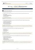 AZ-104 Microsoft Azure Administrator Examination 2026&sol;2027 Test Bank with Verified Answers and Detailed Rationales Grade A
